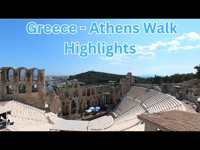 Athens - Greece Walk - Highlights