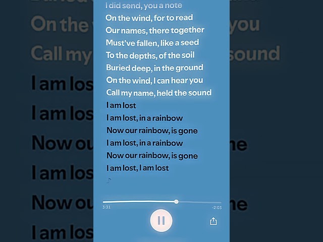 in this shirt [i am lost, in a rainbow, now our rainbow is..] - the irrepressibles (sped up)┊serein.