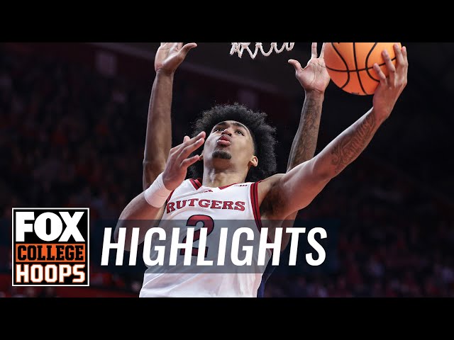 Dylan Harper drops 20 points in Rutgers' win vs. Monmouth | FOX Hoops Player Highlight