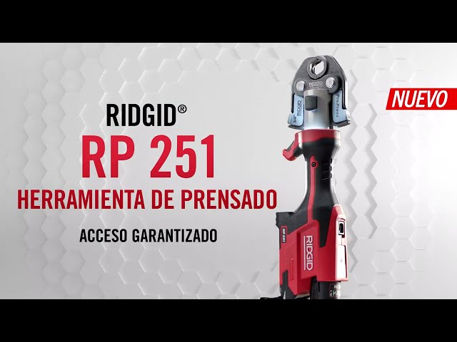 RIDGID RP 251 Herramienta de Presado