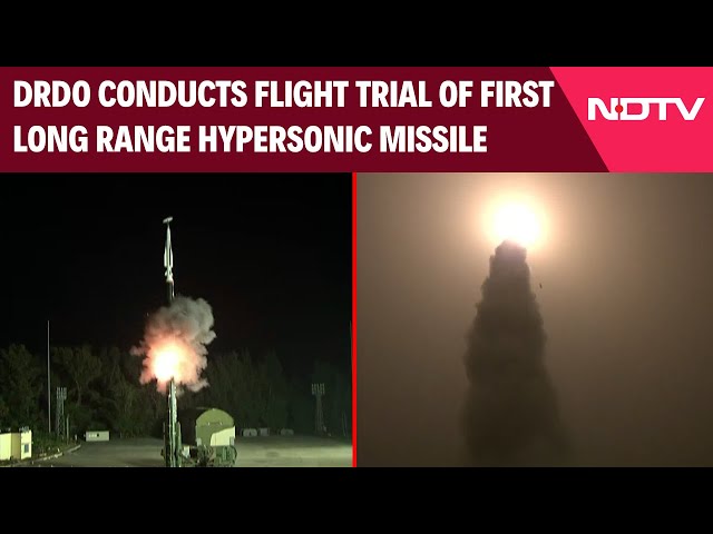 DRDO News | Video: India Test Fires "Historic" Long-Range Hypersonic Missile