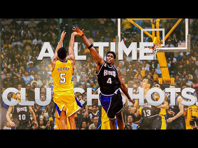 NBA ALL Time Clutch Shots - Game winners