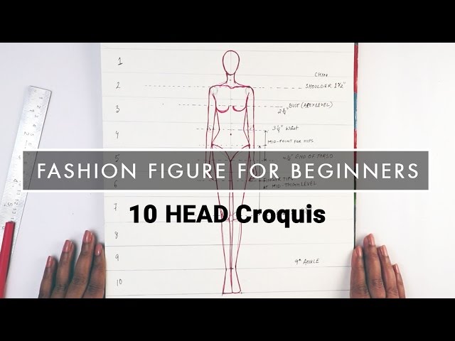 FASHION ILLUSTRATION TUTORIAL for beginners: 10 HEAD figure