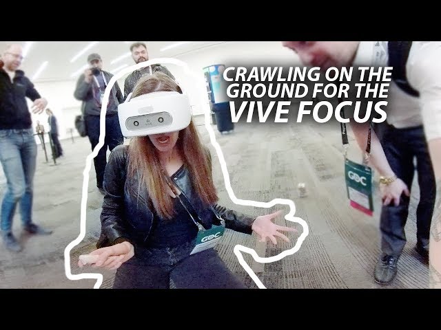 Crawling on the Ground for the Vive Focus!! (360° VR)