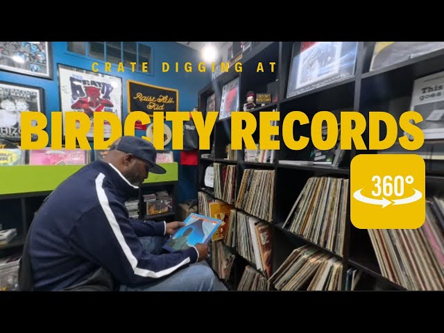 RECORD SHOPPING IN 360° AT BIRDCITY RECORDS, LA PLATA, MARYLAND