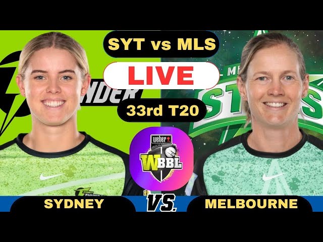 Sydney Thunder Women Vs Melbourne Stars Women 33rd T20 Highlights || Mlsw Vs Sytw 2024 Highlights