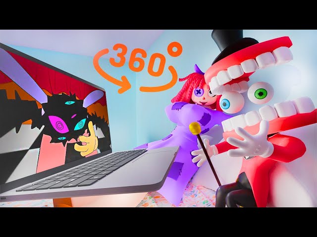 The Amazing Digital Circus 360° - Ragatha & Cain react to TADC meme in BED | VR/360° Experience