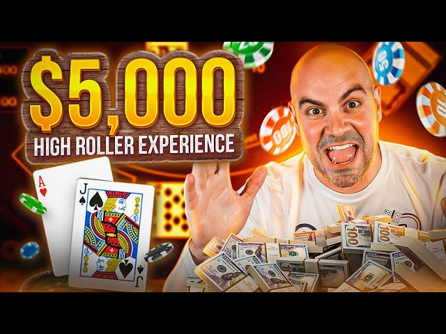 VR Gambling Experience 360 - $5,000 High Roller Blackjack Experience - LGRW