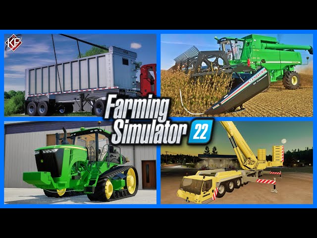 Farm Sim News - MacDon is BACK, End Dump Trailers, Hedge Trimmer, & More! (FS22)