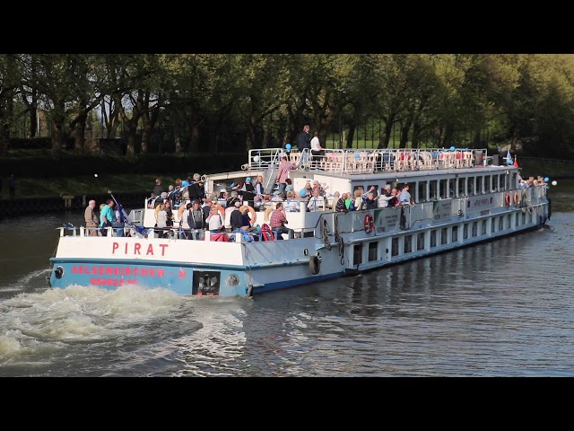 Kulturkanal 2017 - Schiffe auf dem Kanal