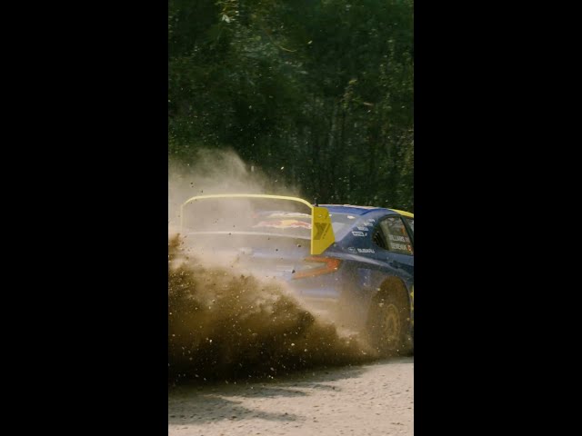 An action packed race at the Ojibwe Forests Rally 2024