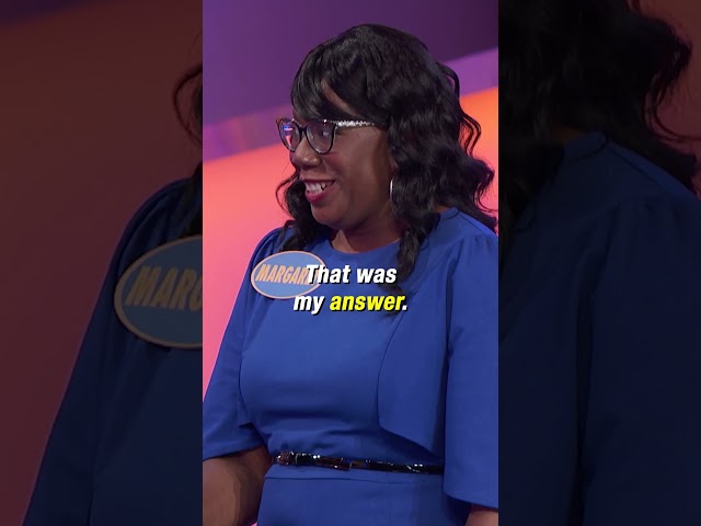 Family Feud: Steve Harvey Says "UGH!" Was Her Answer #shorts