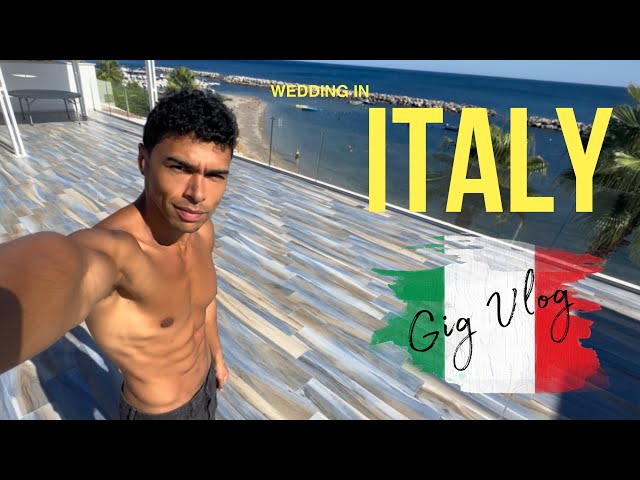 Ep #17 Italy 🇮🇹 Trabia | Wedding gig #vlog