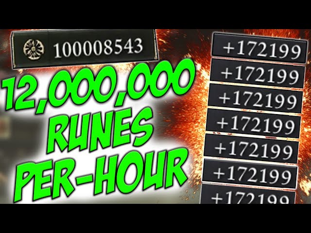 12,000,000 RUNES PER HOUR! THE BEST SOLO RUNES FARM IN ELDEN RING! GET UNLIMITED RUNES FAST!