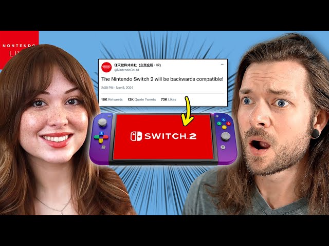 Nintendo Switch 2 Revealed BACKWARDS COMPATIBILITY! feat.@lissthelass