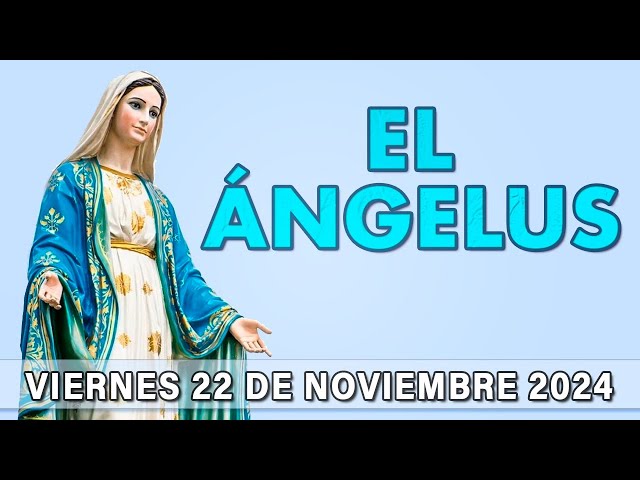 ÁNGELUS de HOY VIERNES 22 de NOVIEMBRE de 2024 | ORACIÓN de MEDIODÍA