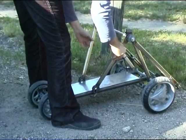 Testing Roller Buggy at Prater park, Vienna, 2005