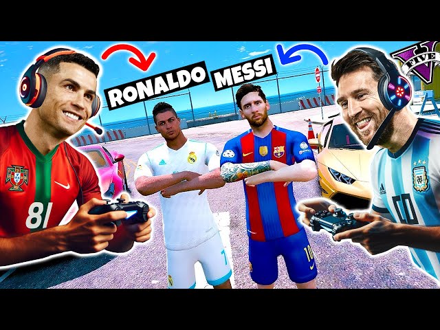 Ronaldo and Messi Playing GTA 5