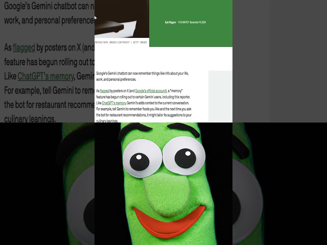 Google’s Gemini chatbot now has memory
