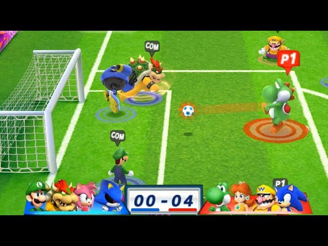 Mario & Sonic At The London 2012 Olympic Games Football #92 With Yoshi, Daisy, Wario, Sonic