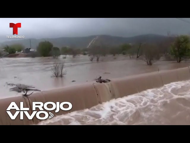 Potente tromba deja inundada a toda una ciudad en España