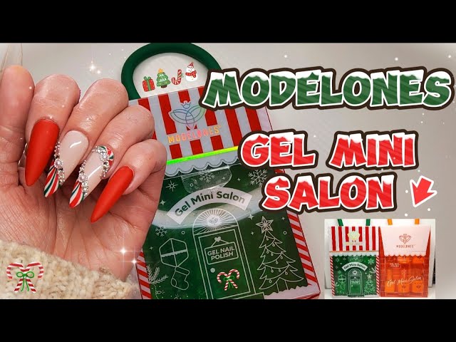 TRYING A GEL MINI SALON KIT FROM MODELONES? EASY DIY AT HOME GEL NAILS!