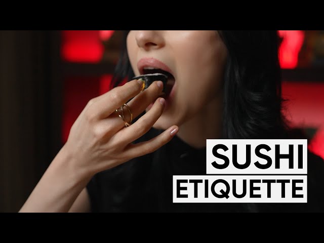 Sushi Etiquette: How To Properly Eat Sushi & Japanese Table Manners | Jamila Musayeva