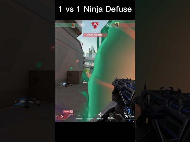 1vs1 Ninja Defuse #valorant #shorts