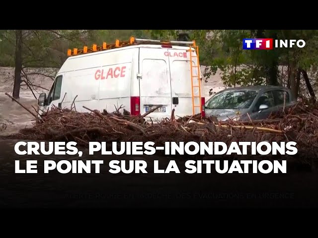 Crues, pluies-inondations : quatre départements en vigilance rouge