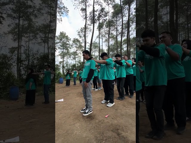 PERMAINAN OUTBOUND KOMPETISI & KEKOMPAKAN SERU BGT #shorts #outbound #teambuilding #fungames #games