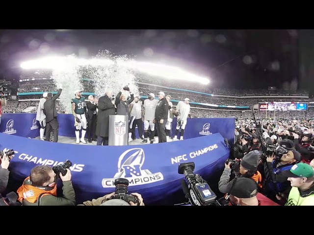 360 View Of George S. Halas Trophy Presentation