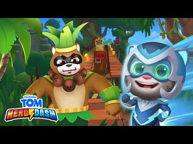 🌴🦸 Jungle Missions ALERT! Talking Tom Hero Dash (Gameplay)