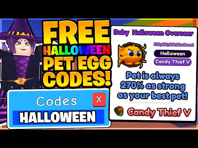 FREE HALLOWEEN PET EGG CODES IN ARM WRESTLE SIMULATOR