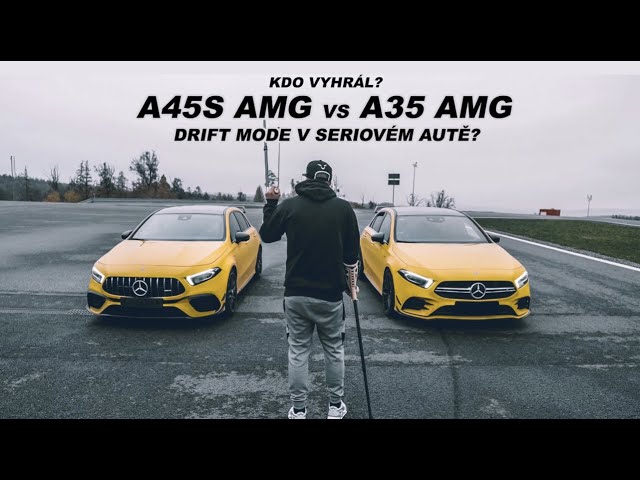 Nejsilnější seriový čtyřválec na světě! l Souboj mercedesů A45s AMG vs A35 AMG l Drift mode?!?