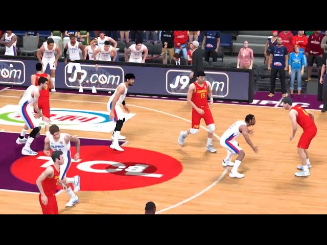 Gilas Pilipinas vs China | Overtime Highlights | FIBA QUALIFIER | July 12, 2024 | FIBA2K CPU VS CPU