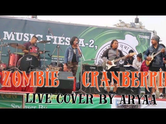 zombie (cranberries) cover by aryaa(live)