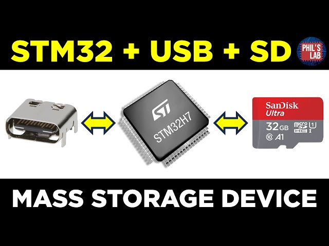 STM32 USB SD Card Mass Storage Device Tutorial - Phil's Lab #148