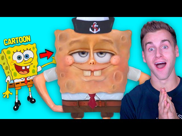 Guy Turns CARTOONS Into REAL Humans (Part 2)