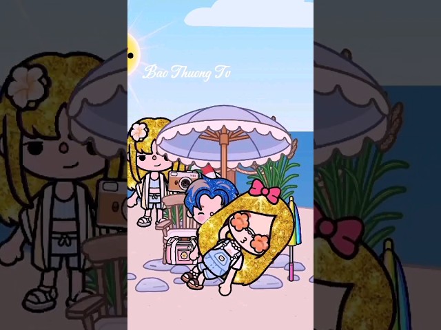 Not Golden Hair🥺💔 but A Perfect Couple💗Love Story Part2#tocaboca #tocalifeworld #tocastory #shorts