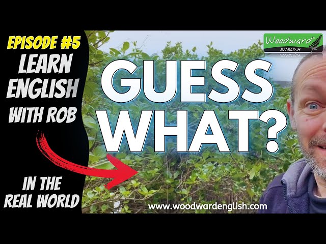 GUESS WHAT? Learn English in the Real World with Rob Woodward – Episode 5