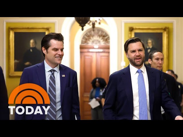 JD Vance lobbies senators to back Matt Gaetz for Attorney General