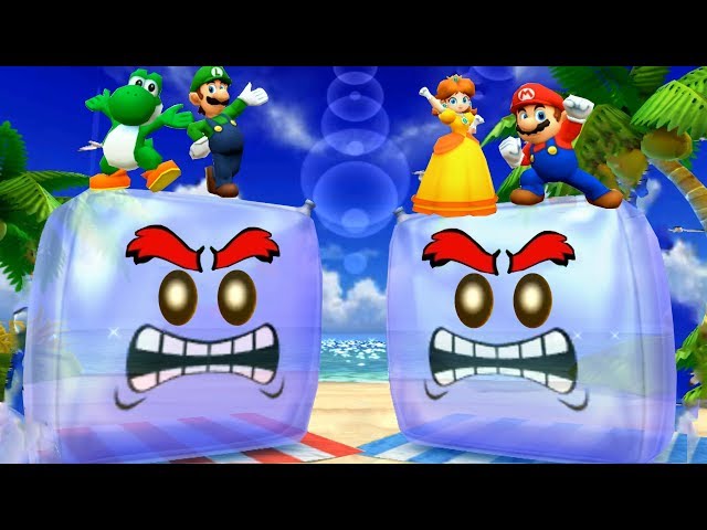 Mario Party: The Top 100 Minigames - Yoshi Vs Luigi Vs Daisy Vs Mario (Very Hard)