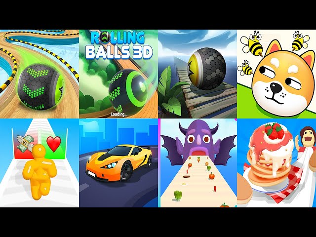 Going Balls, Sky Rolling Balls, Rollance Adventure Ball, Save The Dog, Tall Man Run, Sandwich Runner