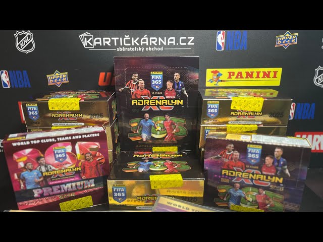 Unboxing Panini Adrenalyn XL FIFA 365 2025