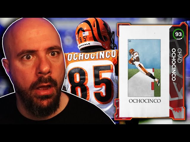 IS 93 OVR CHAD OCHOCINCO THE BEST WR IN THE GAME? - MADDEN 23 GAMEPLAY