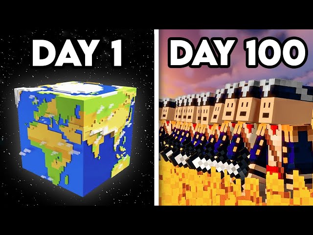 500 Players Colonize Earth in Minecraft