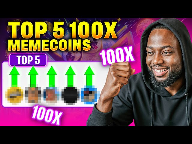 Top 5 100X Meme Coins || 5 Best Memecoins To Buy For 100x Gains