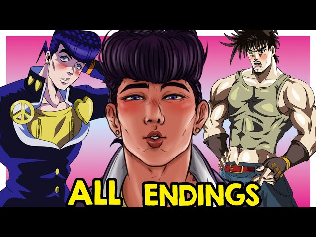 Jojo Dating Sim - Joestar Struck (Josuke Route) ALL ENDINGS