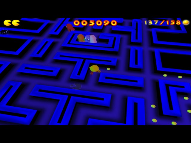 Pac-Man: Adventures in Time - Maze 16-01: Classic - Classic Maze (2000)