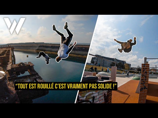 We JUMP from an ABANDONED PLATFORM | Parkour Park Training